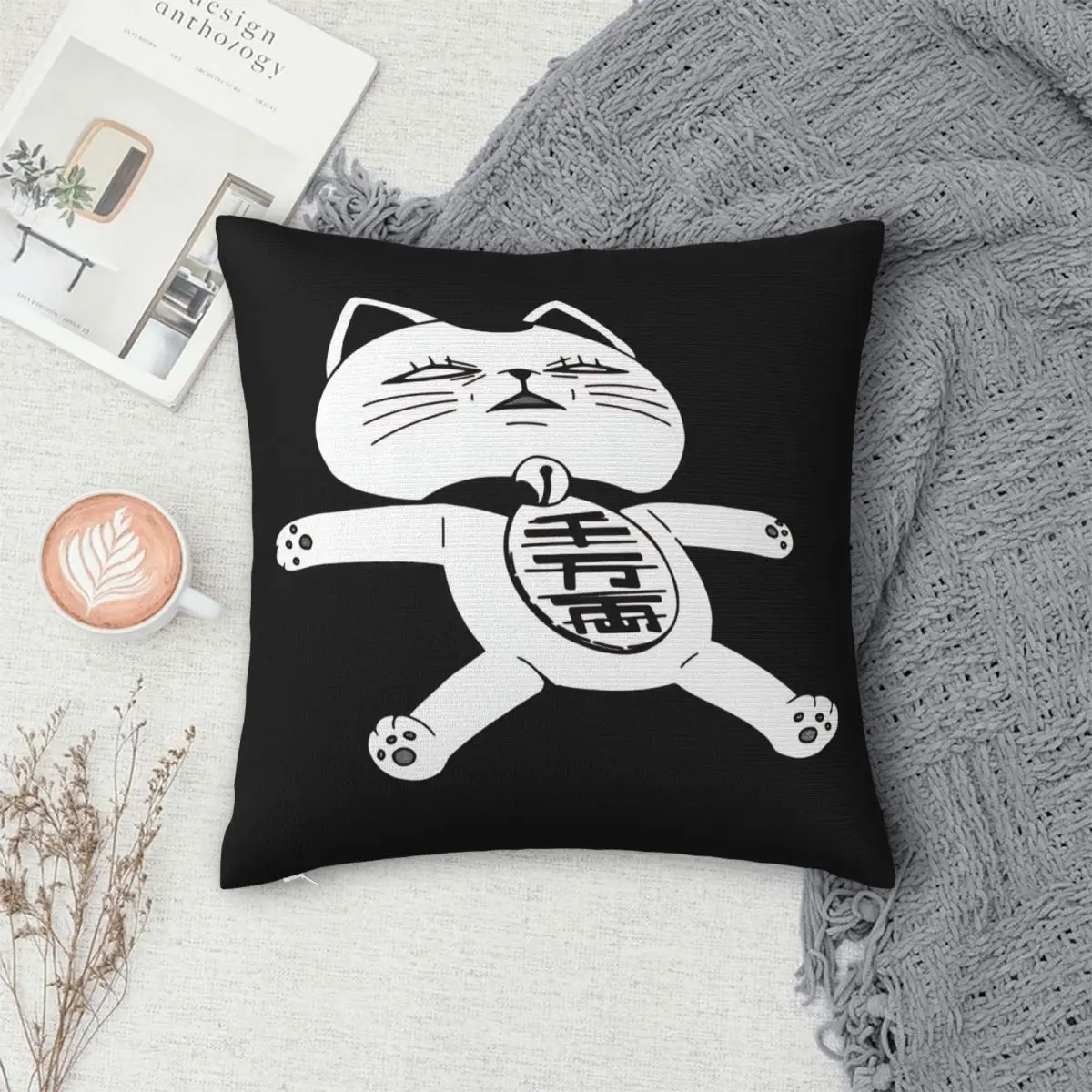 Turbo Granny Cat Dandadan Pillowcase Printing Polyester Cushion Cover Decoration Throw Pillow Case Cover Sofa Wholesale 40X40cm