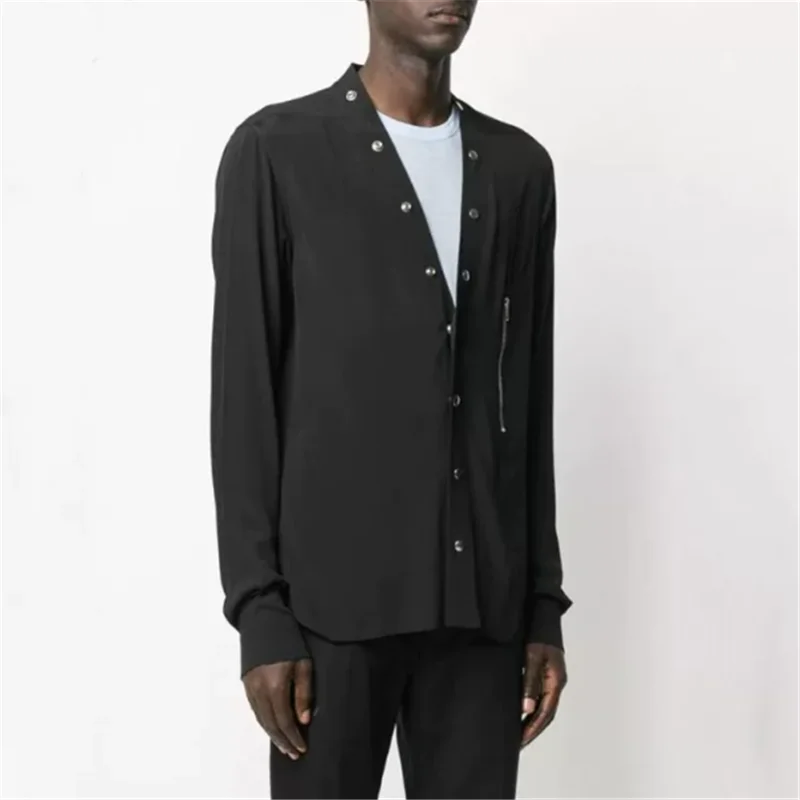 

2026 Spring/Summer New Trend Men's Personalized Fashion Slimming Stylish Loose Shirt Stylish Casual Shirt
