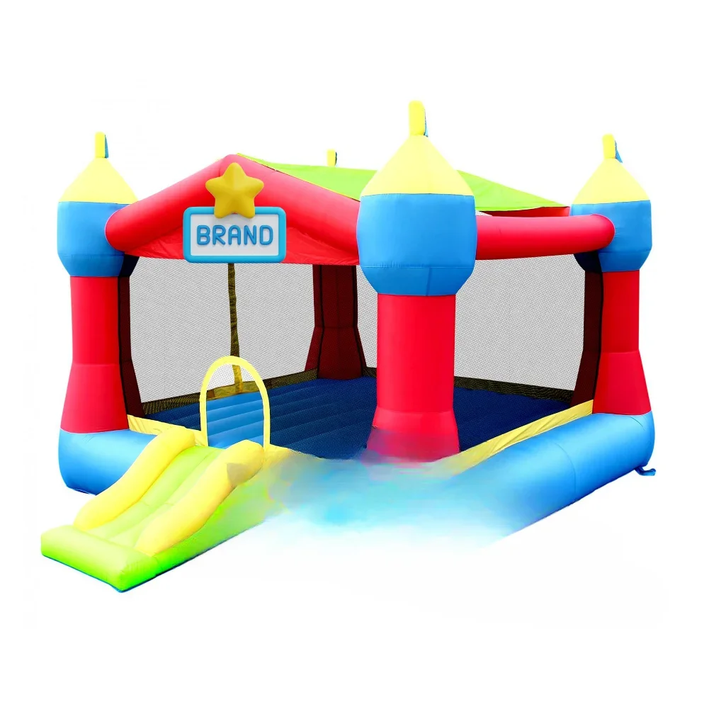 

«Надувной замок», надувная кровать с ограждением и крышей, китайский источник, оптовая продажа с фабрики, Party Castle Bounce House