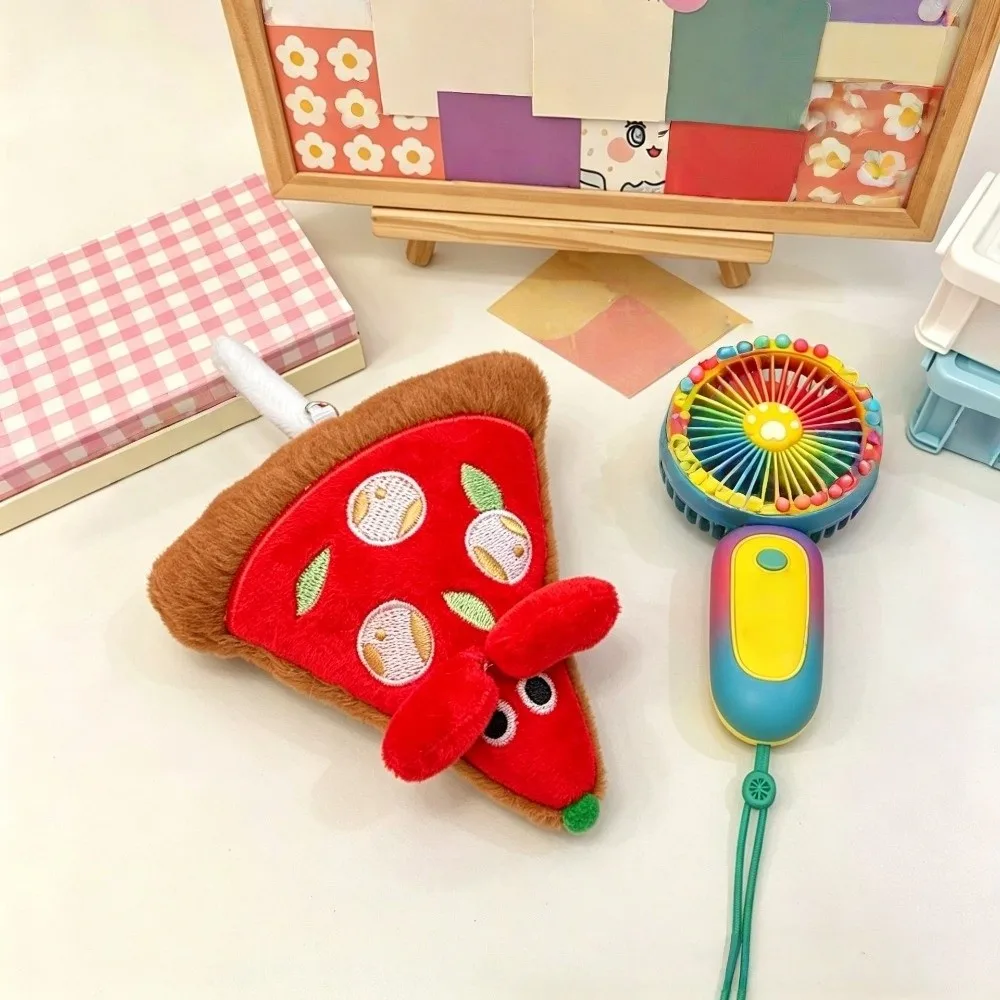 6pcs Tomato Keychain Combination Pizza Mouse Keychain Cartoon Fashion Friendship Pizza Pendant Cute BFF Keyring Couple