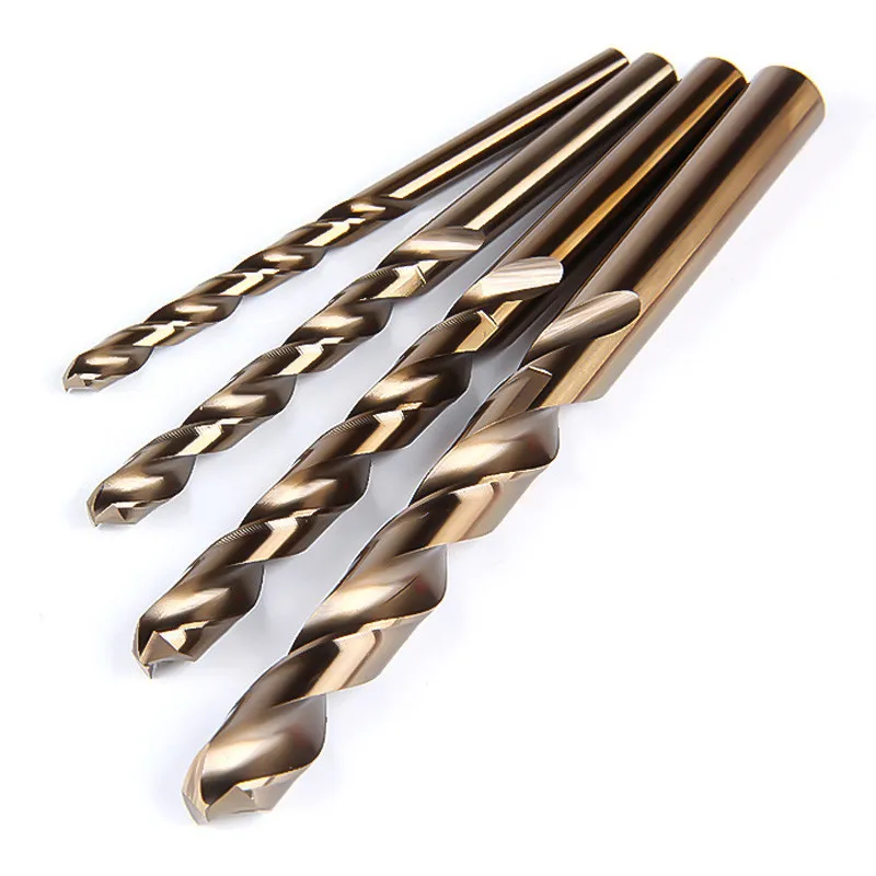 1.0-13mm M35 HSS-Co Cobalt Twist Drill Bit Power Tool Accessories For Metal Stainless Steel Hole Cutter Drilling