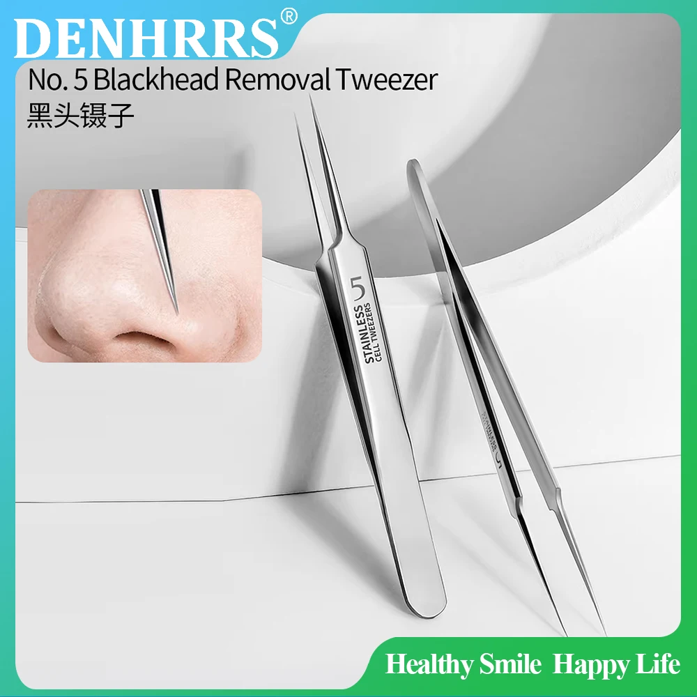 

Экстратонкий номер. 5 сотовых пинцетов от прыщей и черных точек - инструменты для красоты лица и удаления прыщей для ухода за кожей