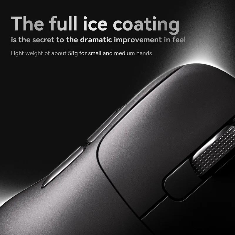 Imagem -06 - Ajazz Aj179 Apex Paw3950 3000dpi 8khz Mouse para Jogos sem Fio Destro Mouse Ergonômico com Base de Carregamento de Tela Magnética Rgb