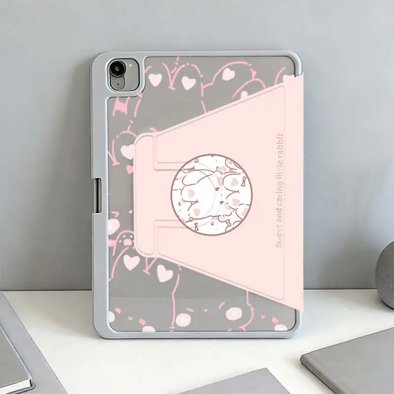 360° Rotate Tri-Fold Smart Case For iPad 10.2 7/8/9 4/5 10.9 10th IPad Mini6 8.3 Pro 10.5 Pro11 iPad A16 2025 11 Air11/13