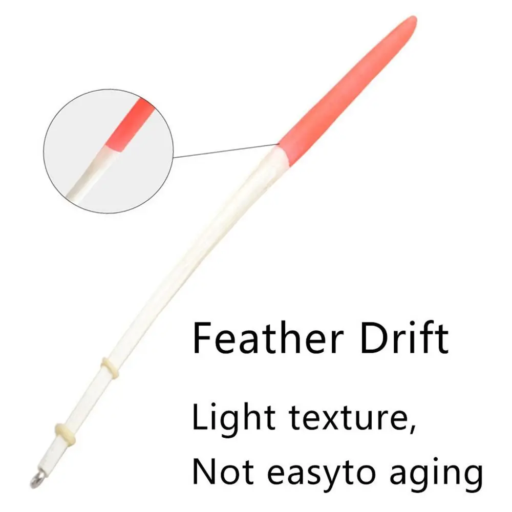 High Quality Cat fish Plastic Non Water-absorption Hard Tail Feather Fishing Float Rock fishing