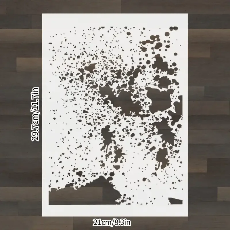 A4 size Wall Painting Stencils Stamp Scrapbook Album Decorative Embossing Craft Paper DIY Flower Label Stencil