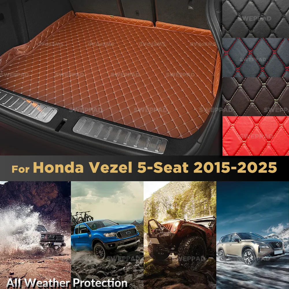 

SWEPPAD для Honda Vezel 5-Seat 2015-2025 изготовленный на заказ коврик в багажник автомобиля антигрязный коврик грузовой подкладка авто аксессуары для интерьера
