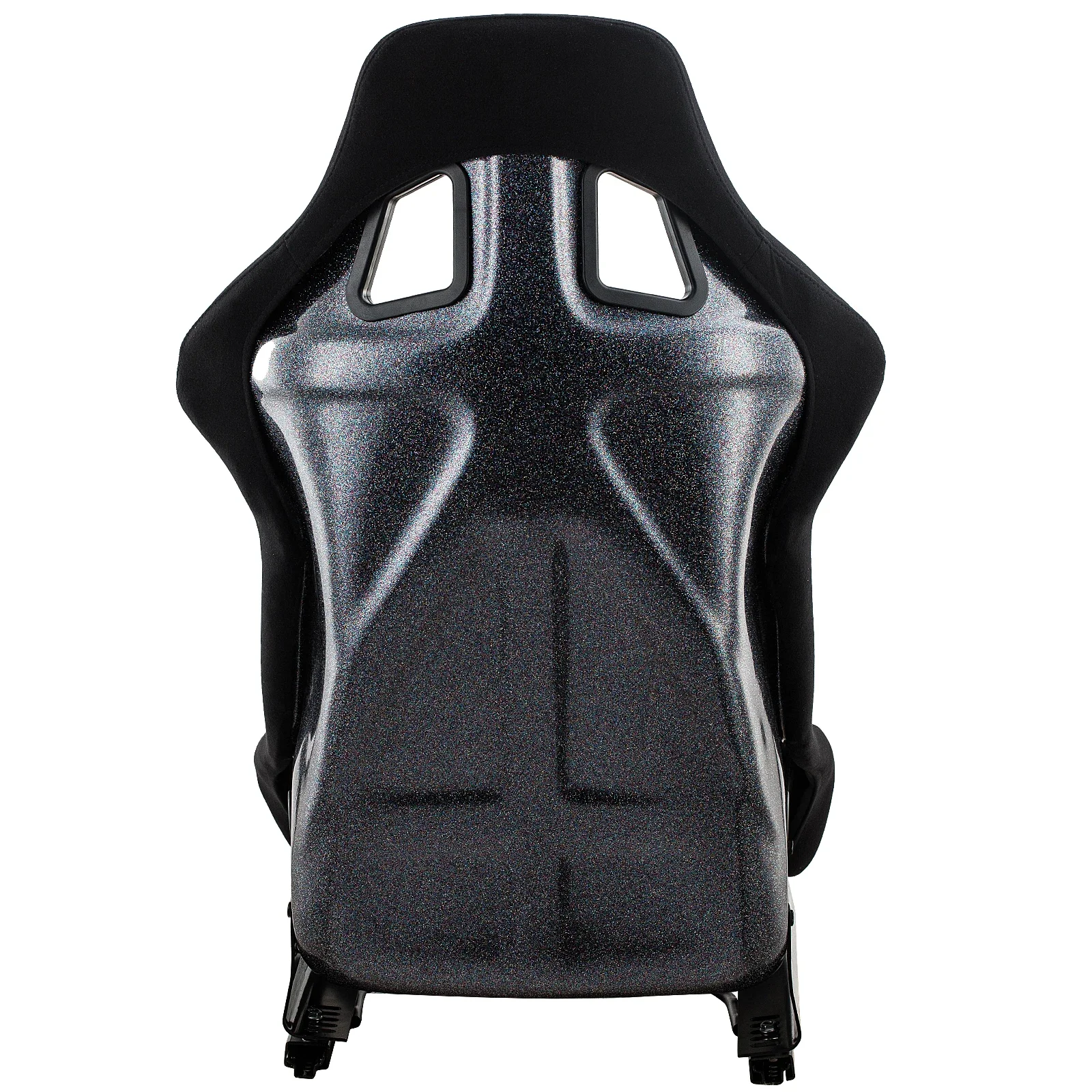 Black Suede Alcantara Racing Seats Newest Fiberglass Back Car Use  And Simulator Seat