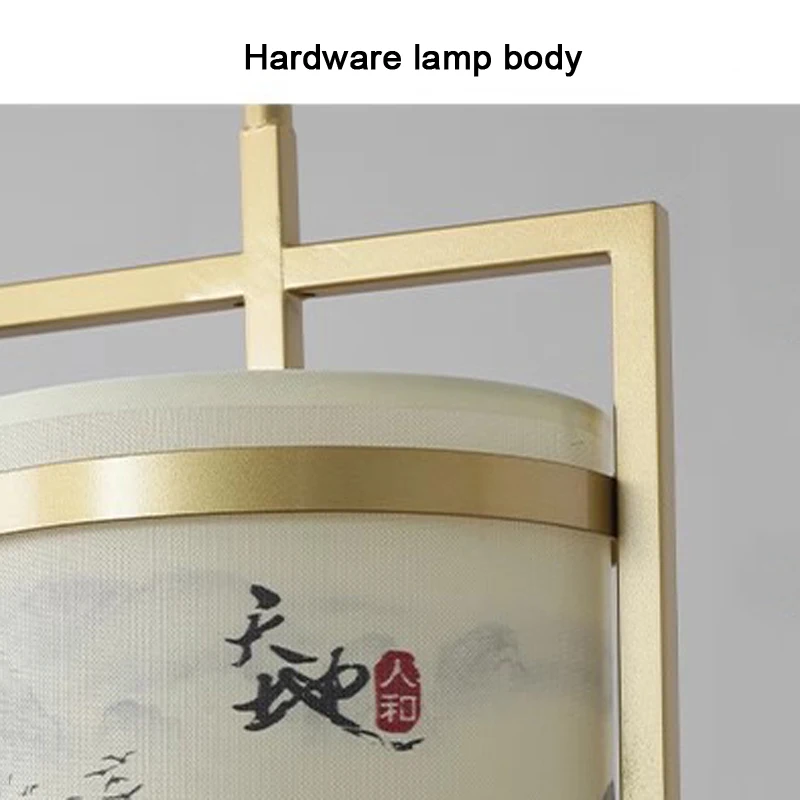 جديد النمط الصيني زن الصغيرة رئيس واحد قلادة ضوء لتناول الطعام الممر بار السرير غرفة الشاي دراسة ديكور LED الثريا