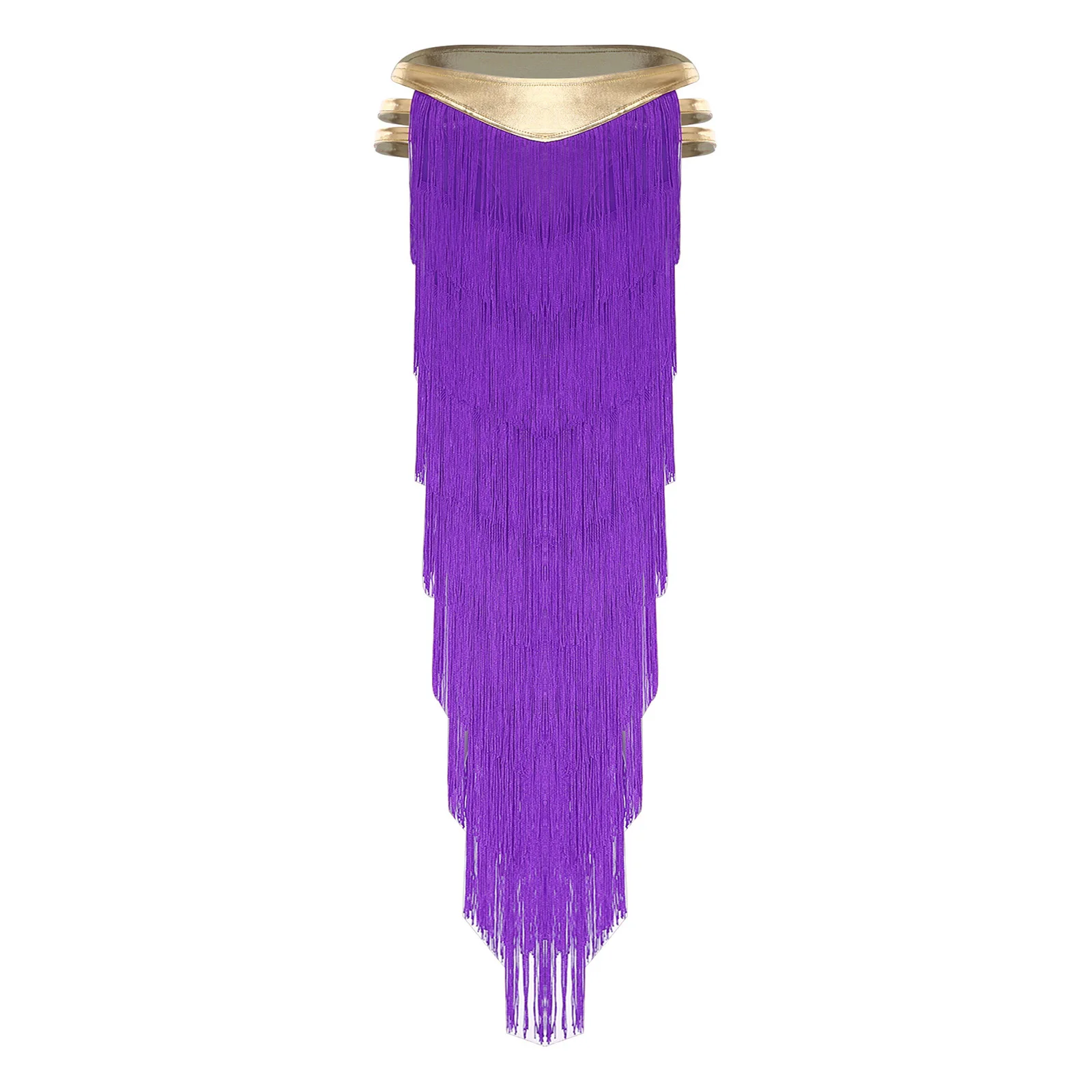 女性オリエンタルインドベリーダンススカートメタリックストラップサイドタッセルスカート内蔵ブリーフハロウィンアラビアベリーウッドコスチューム