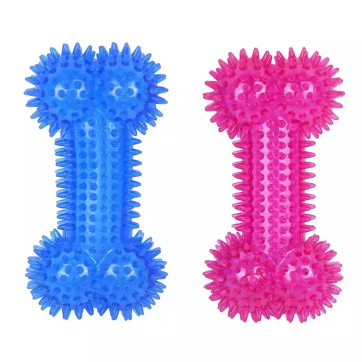 Amaz  Seller TPR Squeaky Spike Bone Dog Toy for Pet