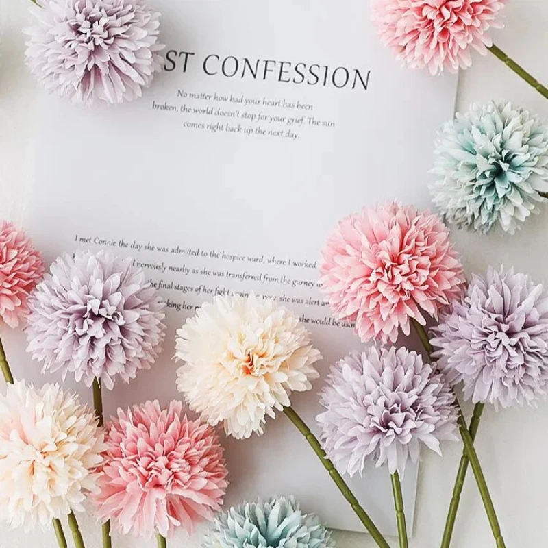 

Simulated Dandelion Hyacinth Hydrangea Wedding Decoration Shooting Props Ornament Multi color Options