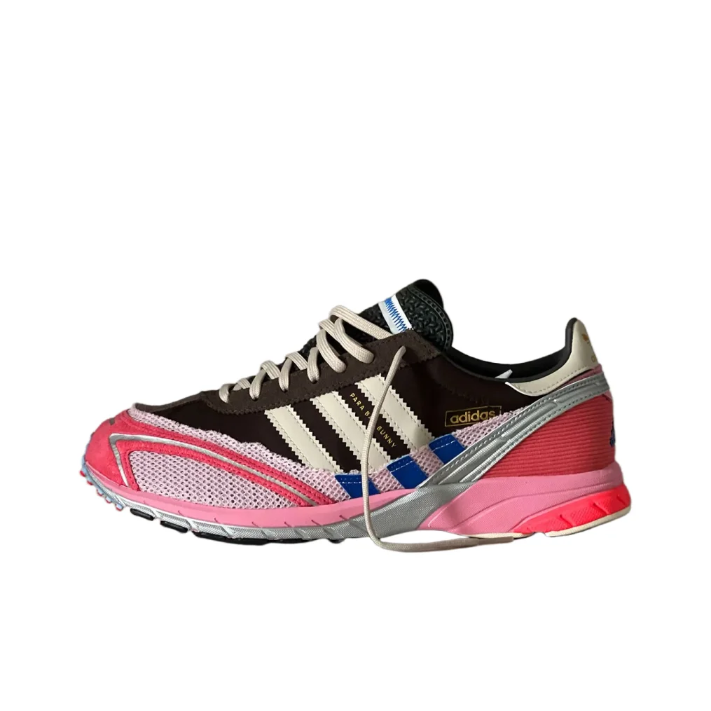 Zapatillas deportivas casuales Bad Bunny x Adidas Originals SL 72, modelo unisex, color rosa y marrón, JP5997.