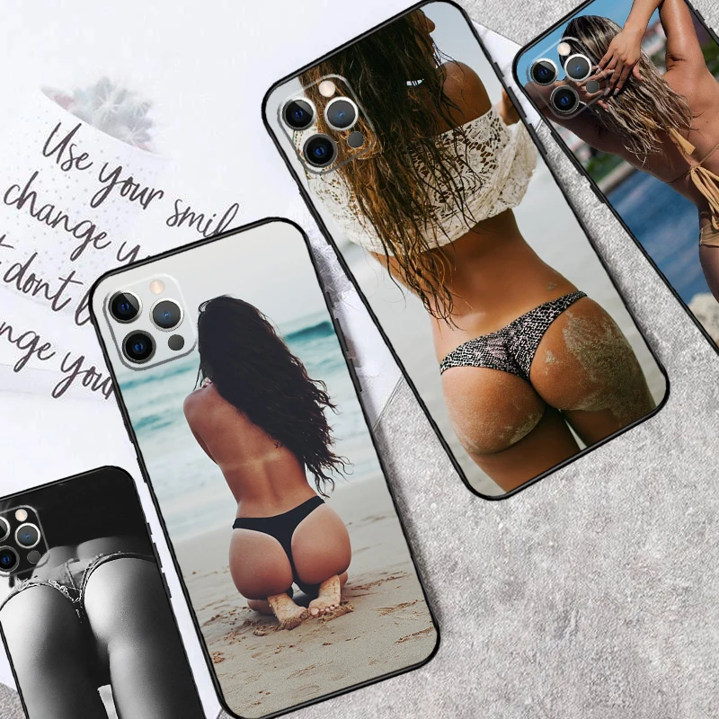 Sexy Bikini Girl Cover For iPhone 15 16 14 13 12 11 Pro Max Mini 7 8 Plus X XR XS Max Phone Case