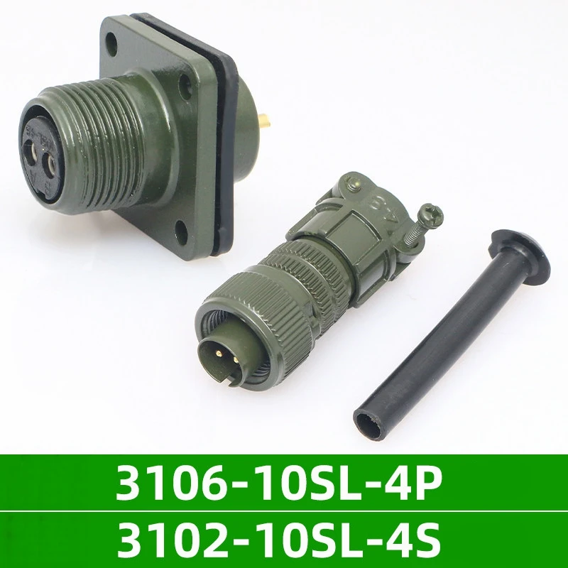 5015 Us Military Standard Waterproof Aviation Plug And Socket 2-Pin MS3106A-10SL-4S MS3102A-10SL-4P