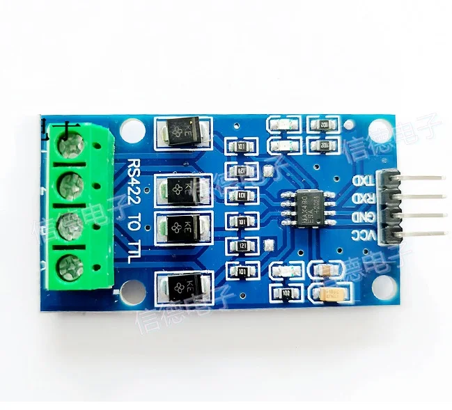 NEW RS422 mutual conversion TTL two-way signal module full duplex 422 turn single chip MAX490 to TTL module