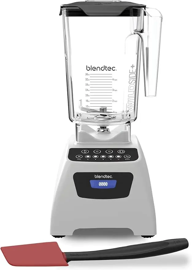 

Classic 575 Blender wtih WildSide+ Jar (96 oz) and Spoonula Spatula Bundle, Professional-Grade Power, Self-Cleaning, 4 Pre-Prog