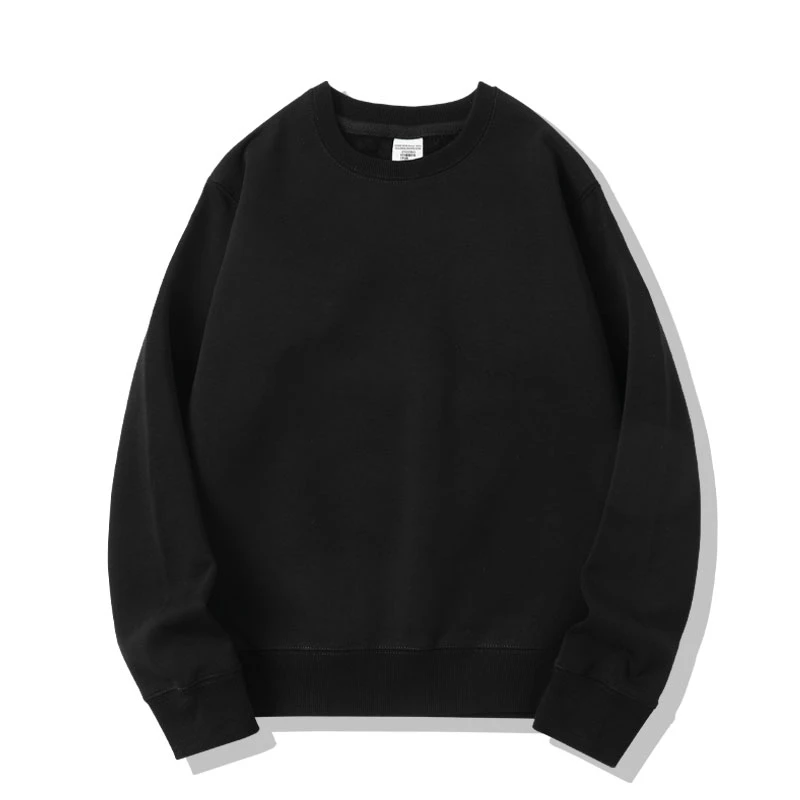 Plus Size Big Red Crew Neck Sweater Loose Solid Color Velvet Thickened Long-sleeved Top Custom Tooling Cotton Bottoming Shirt