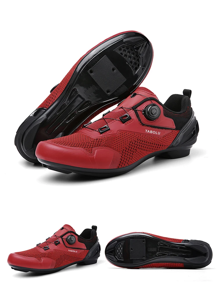 Professionelle MTB Mountainbike-Schuhe für Herren, Atmungsaktive SPD-Rennradschuhe, Damen SPD-Klickschuhe für Radsport – Detail 4