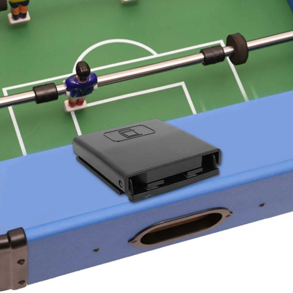 Portavasos para bebidas, portavasos de mesa, mesa de futbolín negra de plástico, soporte para vasos de bebidas de coque externo para coche, portavasos