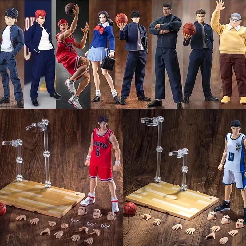 

Dasin Hanamichi Sakuragi Kaede Rukawa Mitsui Hisashi Akagi Takenori Ryota Miyagi 1/12 PVC GT Action Figure In Stock