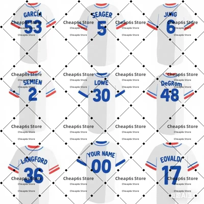 

Cheap Embroidery Corey Seager Josh Jung Wyatt Langford Adolis Garcia Texas American Baseball Jersey