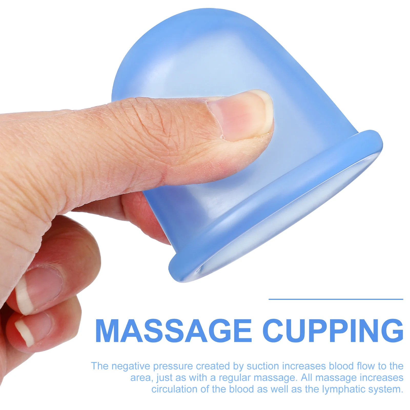 Silicone Cupping Vacuum Cups for Body Cellulite Removal Strong High Grade Silicone