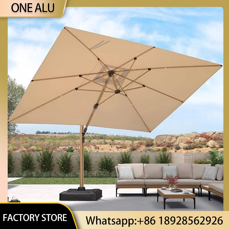 Custom Large Patio Umbrella Outdoor Garden Sunshade for Villa Cafe Resort Poolside