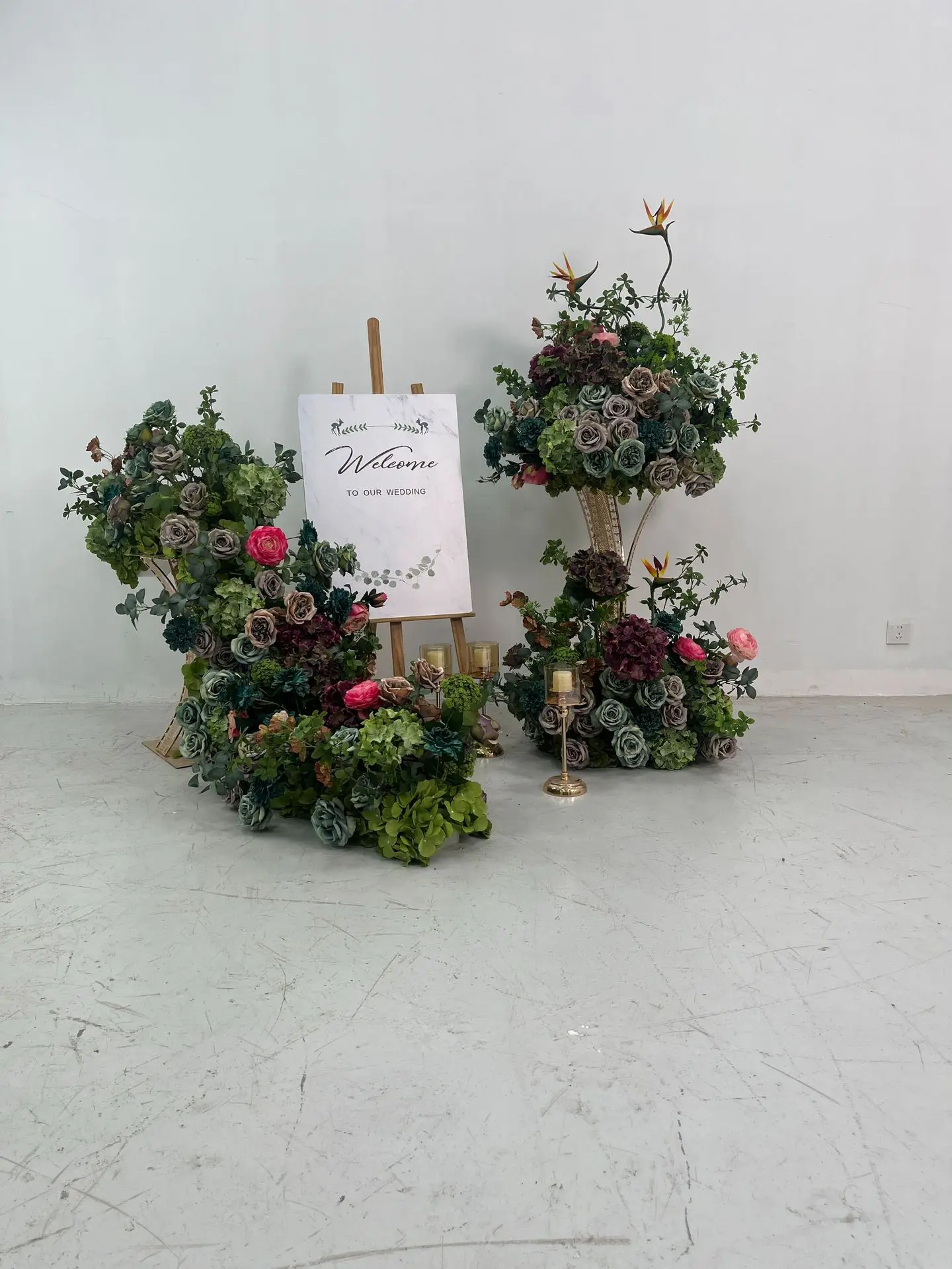 Künstliche Blumenkugel-Set Seidenblumen-Reihe Hochzeitsbühnen-Dekoration Schaufenster-Display Kunstblumen-Tischdekoration Großhandel für Veranstaltungen – Detail 4