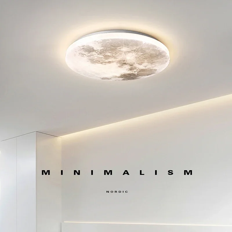 Nordic Modern Ceiling LED Chandelier Lamps Ceiling Bathroom Lamps Dining Bedroom Circular Lamps Aisle Indoor Home Light