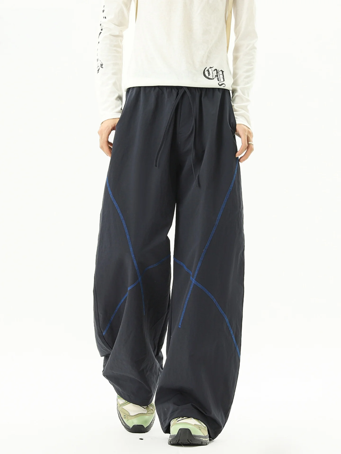 

Универсальные повседневные брюки унисекс с прямыми штанинами для активного отдыха, осенние спортивные брюки для пар, длинные брюки