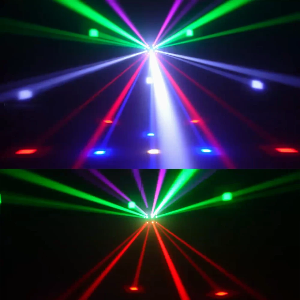 Remote Control DJ Lighting 150W LED Moving Head Beam Stage Light RGB DMX512 Magic Ball Disco Light  For Bar Club Wedding Party