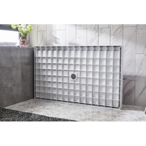 

48"x36" Corner Shower Pan Bathroom Non-slip Shower Base