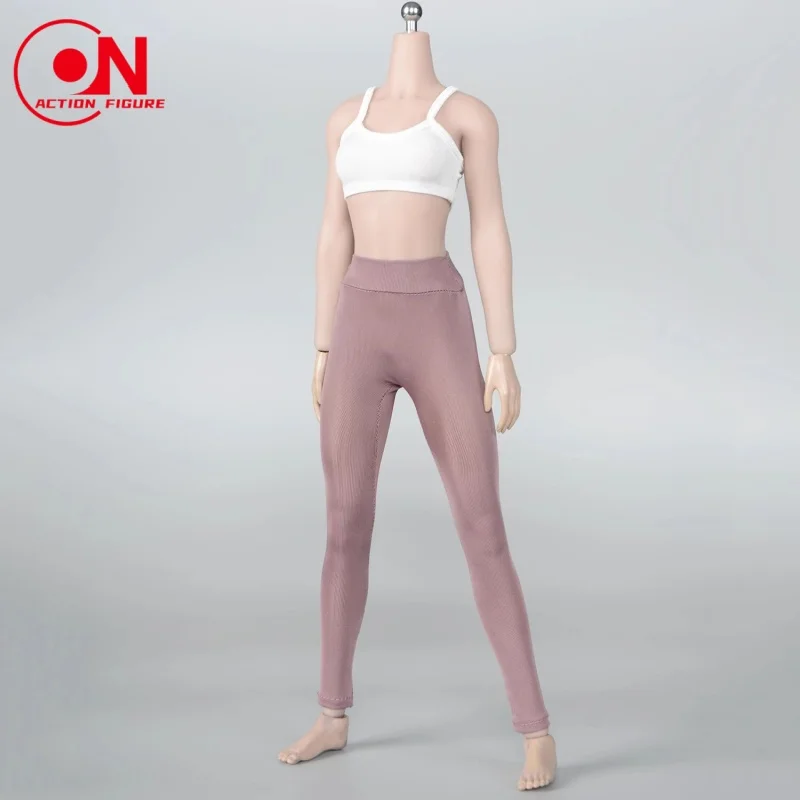 CHILI GBT-002 1/6 اليوغا بنطال مرن بنطلون ضيق عالية الخصر يغطي الرجل الملابس نموذج صالح 12 بوصة أنثى الجندي عمل الشكل