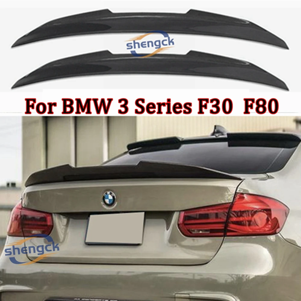 

For BMW 3 Series F30 F35&M3 F80 Sedan PSM Style Carbon fiber Rear Spoiler Trunk wing 2011-2019 Forged carbon