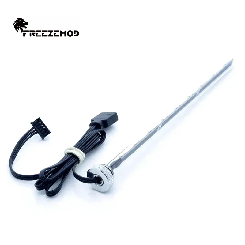 

Компьютер FreezeMod резервуар водяного охлаждения RGB светодиодный светильник 5 В для цилиндрического резервуара для воды, поддержка MOBO ARGB SYNC