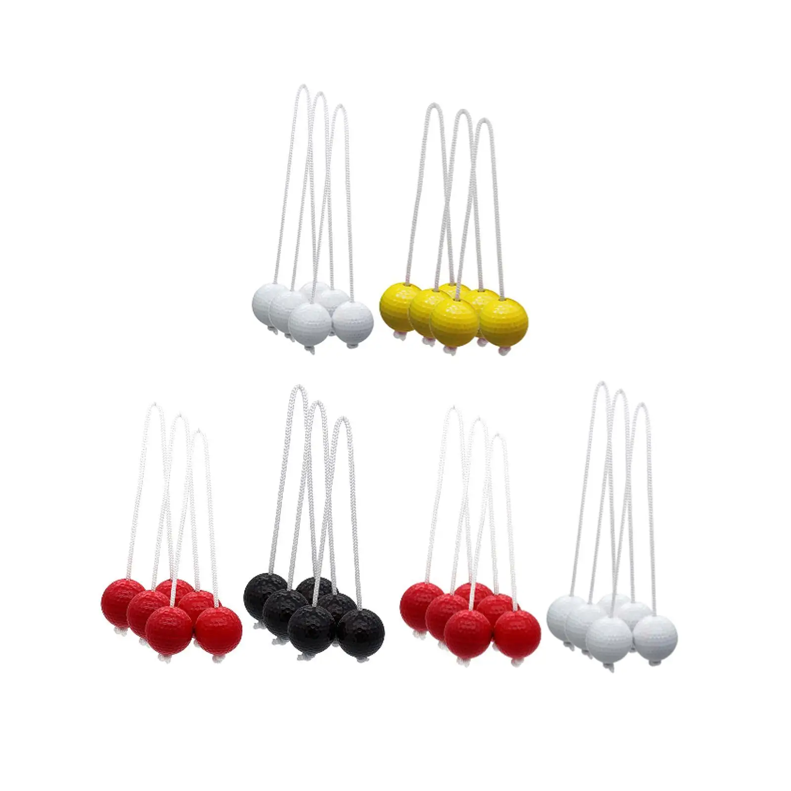 

6 Pieces Ladder Balls Indoor or Outdoor Activities Golf Game Practical for Kids Adults Family Ladder Toss Game Replacement Balls