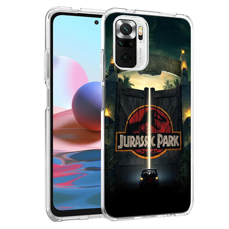 J-Jurassic Park Dinosaur World Phnoe Case for Xiaomi Redmi 12 12C 10 10A 10C 10X 9 9A 9C 9T 8 8A 7 7A 6 6A S2 K20 Pro K40 Unique