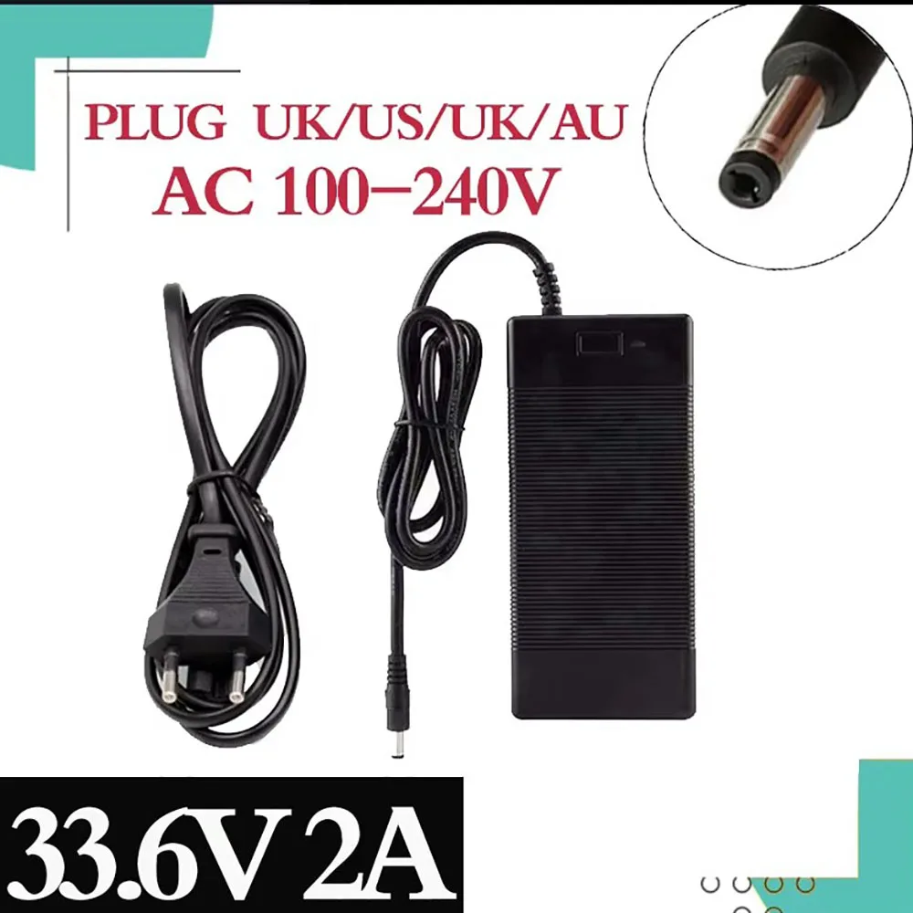 

33.6V 2A Li-ion Li-Po Battery Intelligent Smart Charger for 8series 28.8V 29.6V Li-Ion Li-po Battery Pack