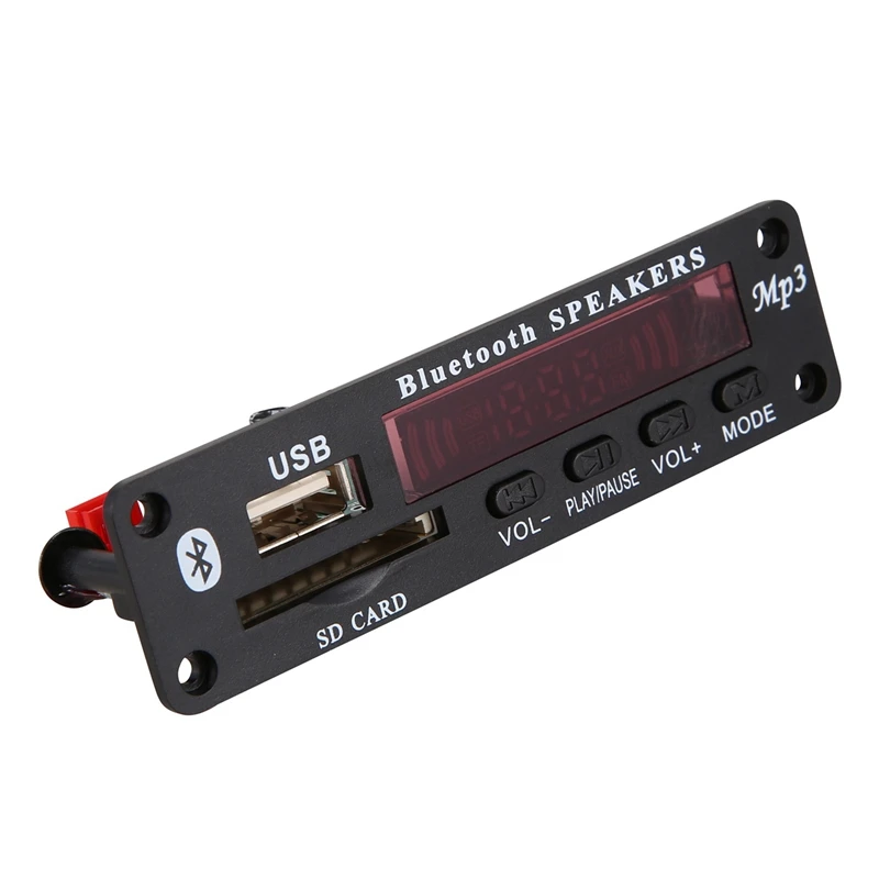 3X Dc 5V/12V Bluetooth 5.0 Audio Decoder Board Audio Module USB Aux SD Fm Radio Lossless Mp3/Ape Decoder Board Module