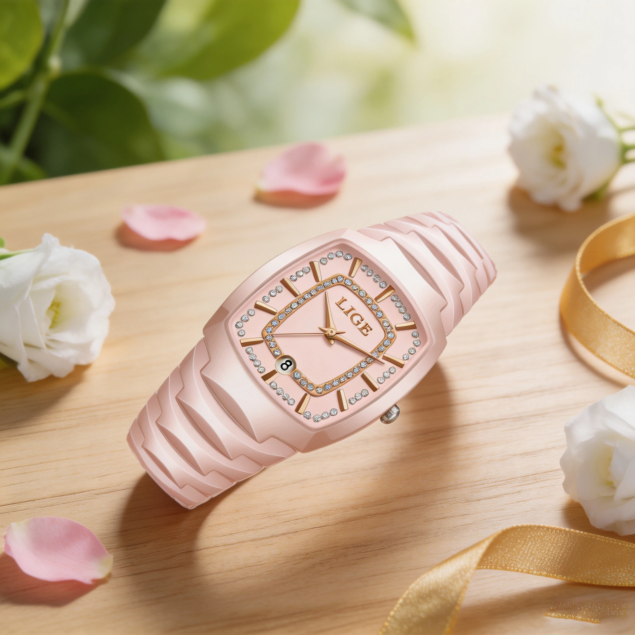 นาฬิกาข้อมือกันน้ำสำหรับผู้หญิ - Luxury Ceramic Watch บทวิจารณ์และราคา