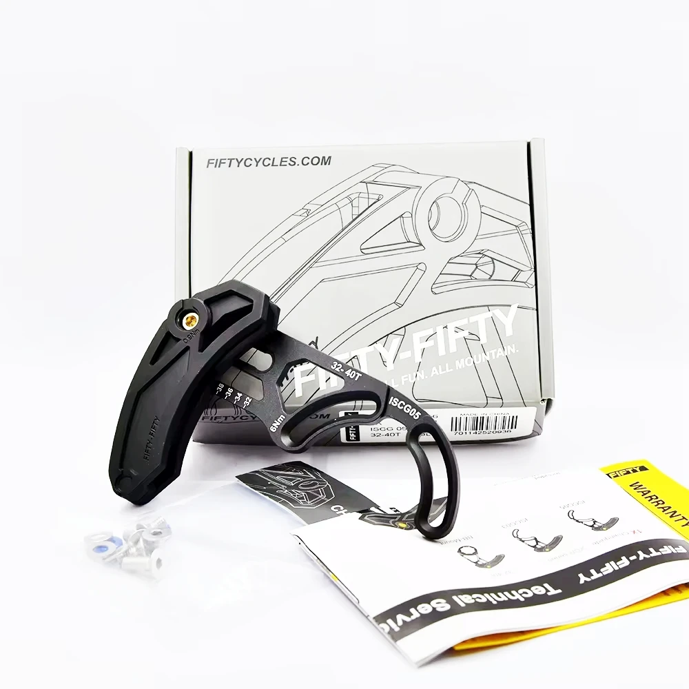 خمسون وخمسون دراجة سلسلة دراجات دليل ISCG03/05/BB-Mount ل 32-40T سلسلة الدراجة الجبلية سلسلة دليل DH الإنحدار #6