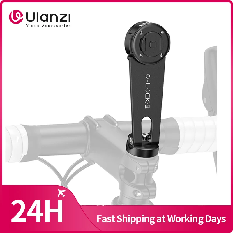 

Ulanzi O-LOCK034 Bicycle Stem Mount Quick Release Stem Mount for iPhone 15 Pro Pro Max for Cycling