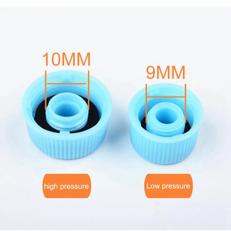 50Pcs Car Air Conditioner 134A Valve Cap High Low Side Cap Dust And Leak Proof Cover Auto Replacement Parts