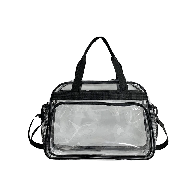 PVC Transparent Bag Fitness Gym Training Sport Yoga Swimming Bags Large Capacity Outdoor Travelling Camping Crossbody Bags