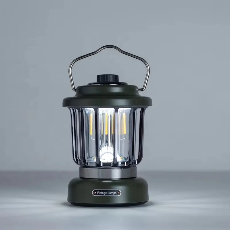 YTYIN Rechargeable Retro Camping Lights Elegant LED Lanterns Portable Work Light