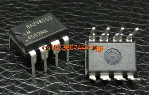 Free shipping 20pcs/lot LM4562 LM4562NA DIP-8  Dual High Performance, High Fidelity Audio Operational Amplifier.