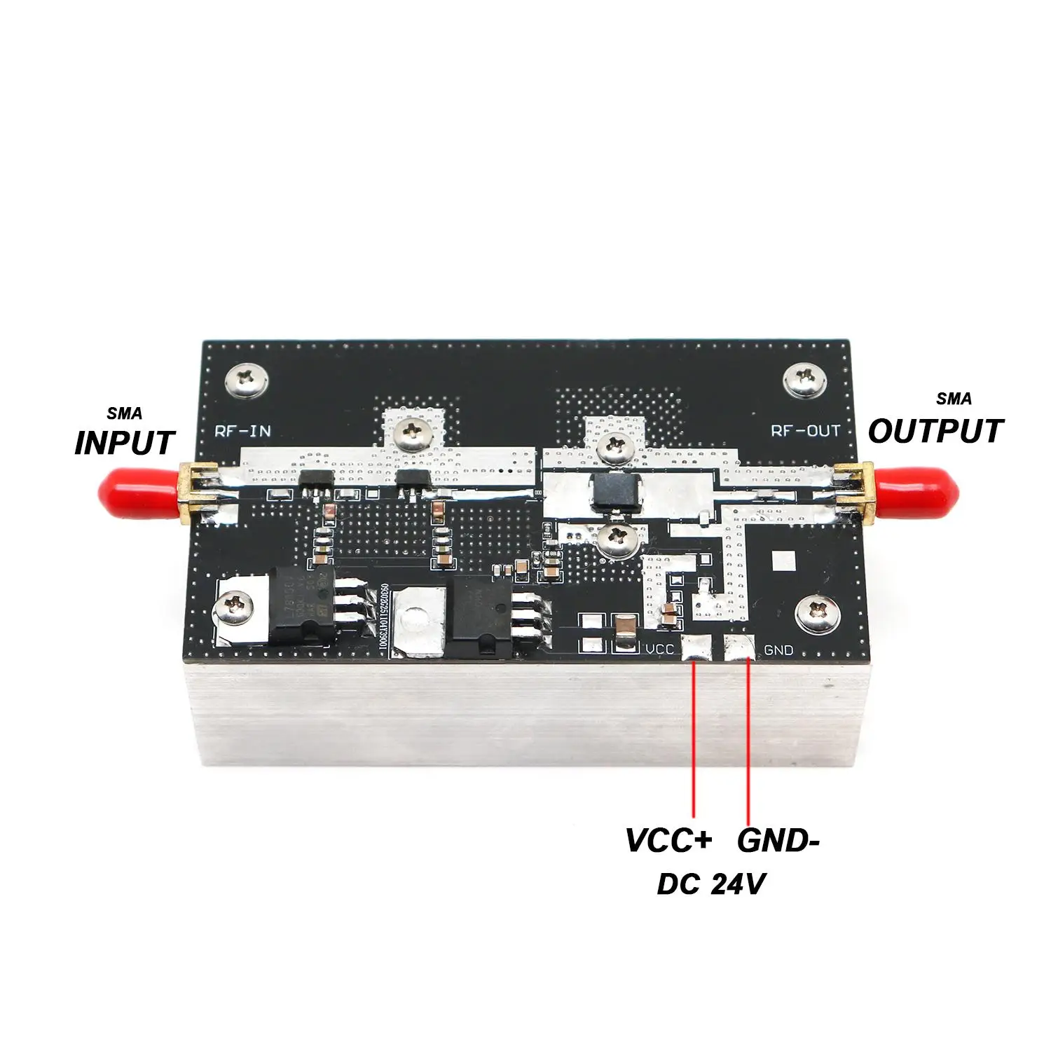 DYKB 6W-8W Multi-Band RF Power Amplifier 1250MHz 1420MHz 1575MHz 2.4GHz SMA Linear Amp for GPS BeiDou WiFi Satellite Transmitter