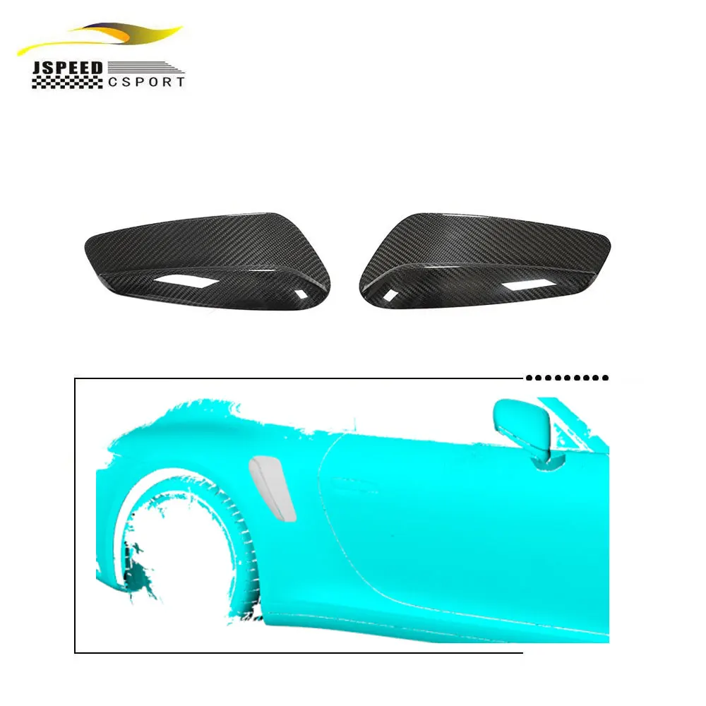 

Suitable for Porsche 911 CARRERA TURBO S GT3 TARGA 2 Doors 2019-2022 Pre-carbon fiber 992 side fender air vents Intake hood
