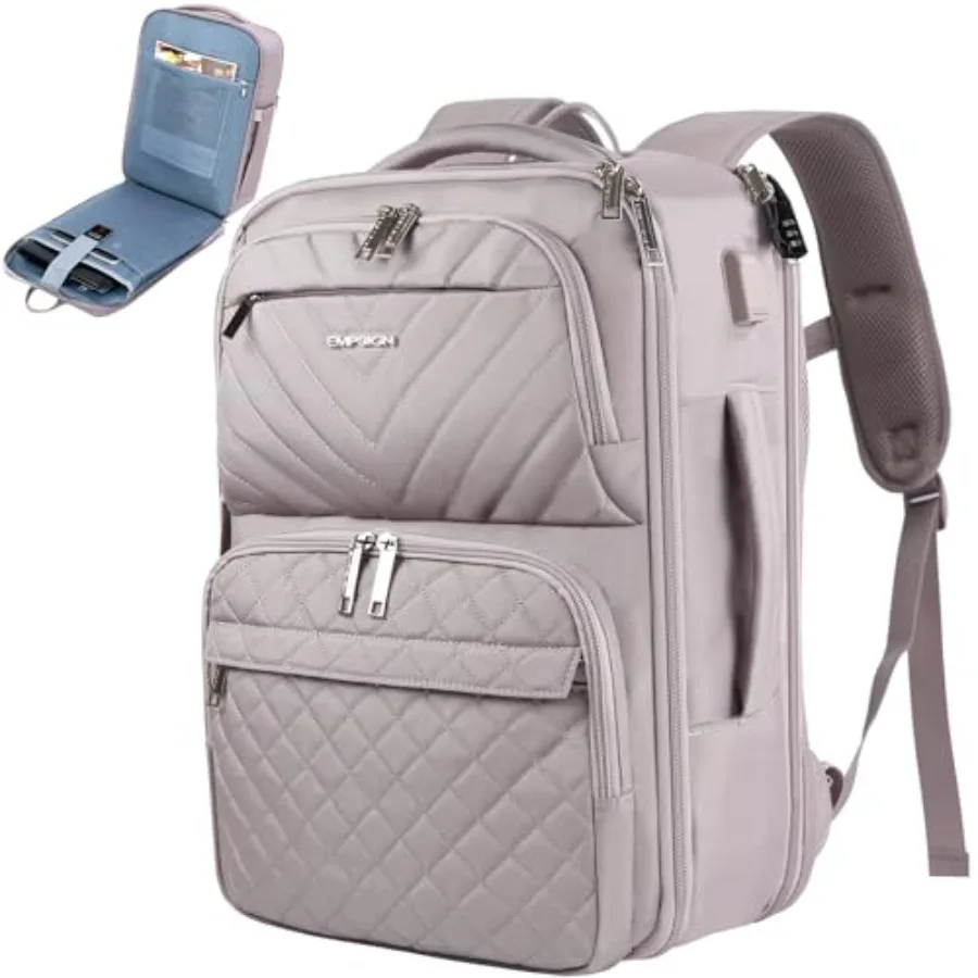 

Carry on Travel Backpack for Women and Men, Large TSA Friendly Laptop Backpack with USB Port, Airle Approved Carry On Luggage,